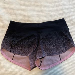 Lululemon speed shorts